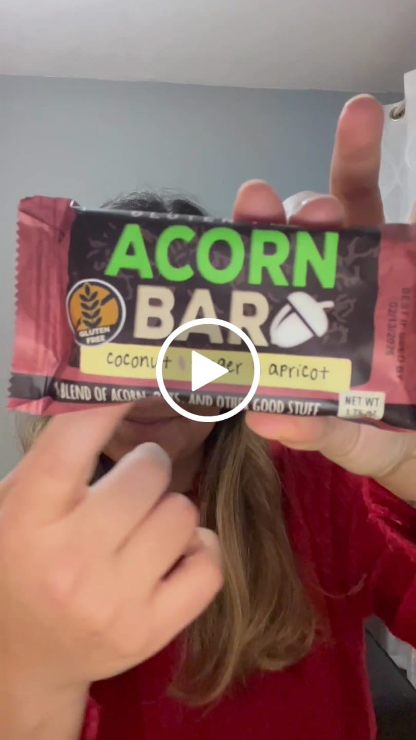 Customer video review of AcornBar - Purely Vegan, Dairy-Free & Gluten-Free Gourmet Snack Bars