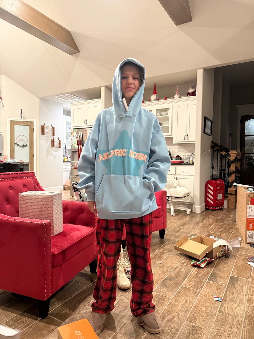Customer photo review of Aelfric Eden Vintage Embroidery Eden Star V303 Hoodie