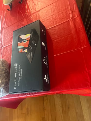 Customer photo review of Dry Erase Markers (For Black DeskBoard Buddy)