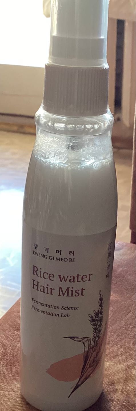 Customer photo review of Ароматен спрей-грижа за хидратация и блясък DOORI Перлен блясък Rice Water Hair Mist