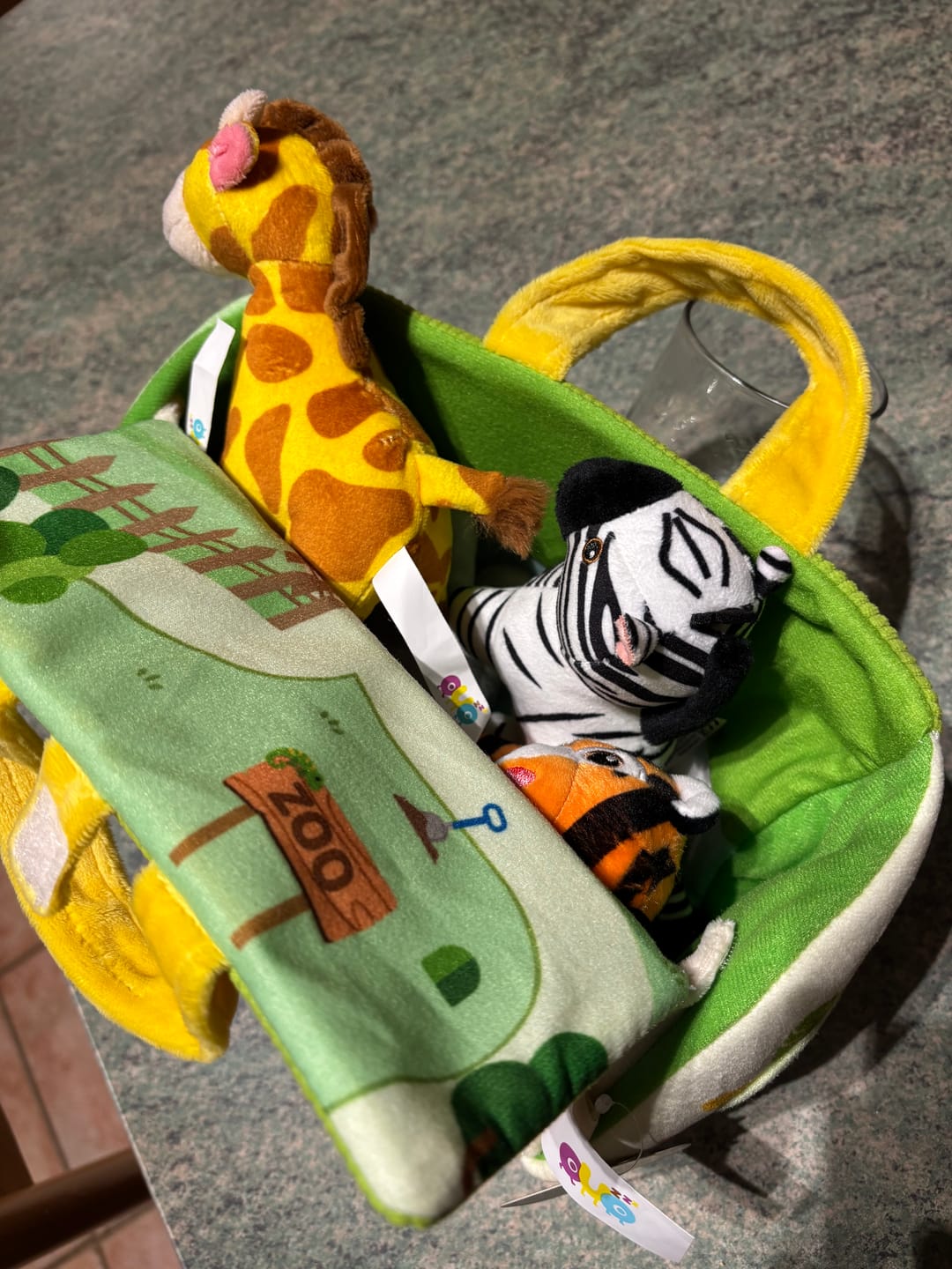 Customer photo review of Peluche personnalisée avec nom - animaux de zoo, animaux de ferme, chats et maisons pour chats