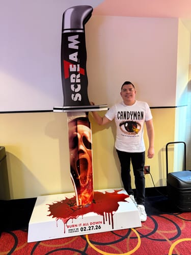 Customer photo review of Candyman: Classic (V1) T-Shirt