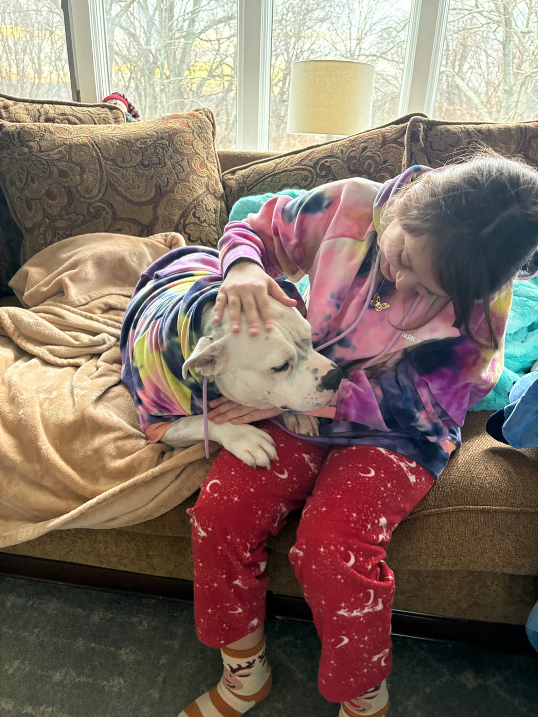 Customer photo review of Velvet Human Hoodie - Berry Lemonade
