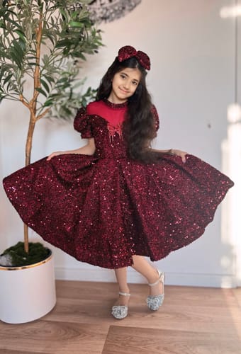 Customer photo review of Children's Christmas Dresses Girls' Birthday Princess Dresses Girls' Ball Gowns
