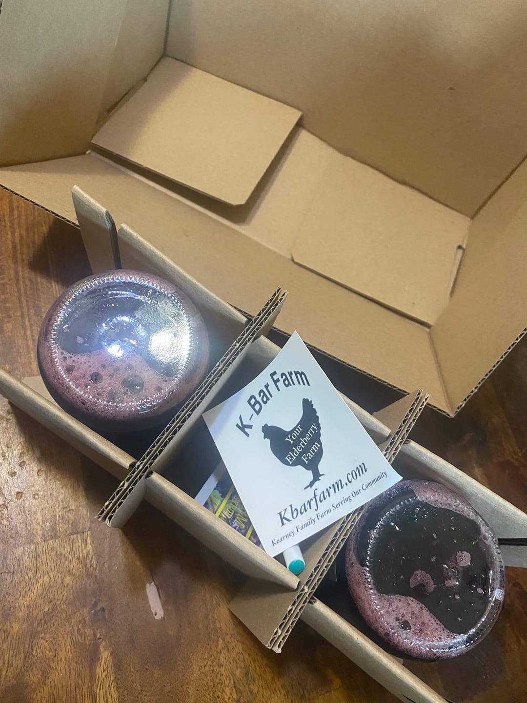 Customer photo review of 16 oz Canning Jar 3-Pack Shipping Box™