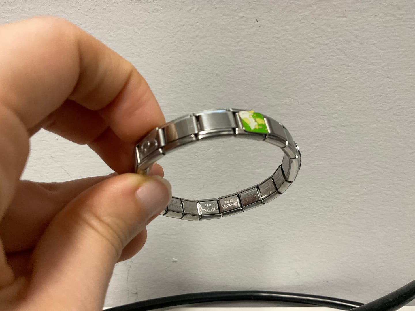 Customer photo review of Classic Italian Charm Bracelet