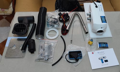 Customer photo review of Air Bluetooth Diesel Air Heater 2kW, 5kW & 8kW 12V/24V