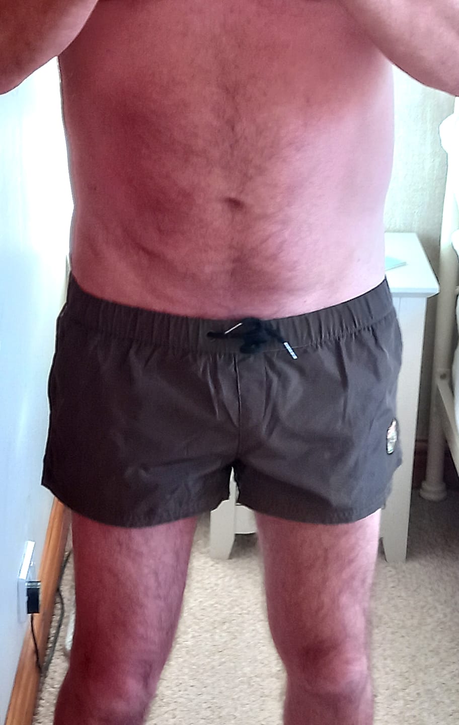 Customer photo review of Men's Quick Dry Sand Beach Board Shorts