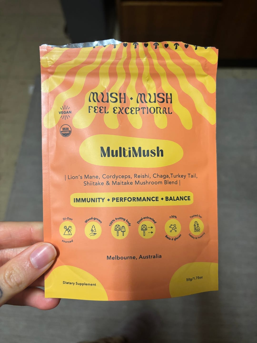 Customer photo review of MultiMush – Immune Support Blend
