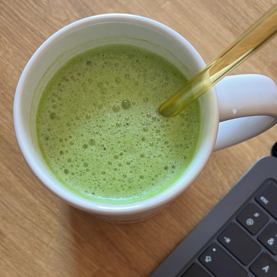 Customer photo review of Recharge L'Authentique - Matcha Cérémonie Bio