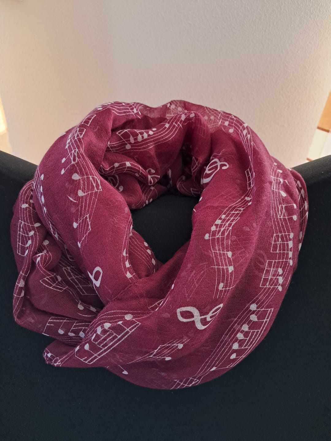 Customer photo review of Stilvolle Musiker Loop-Schals