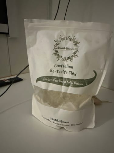 Customer photo review of Bentonite Clay