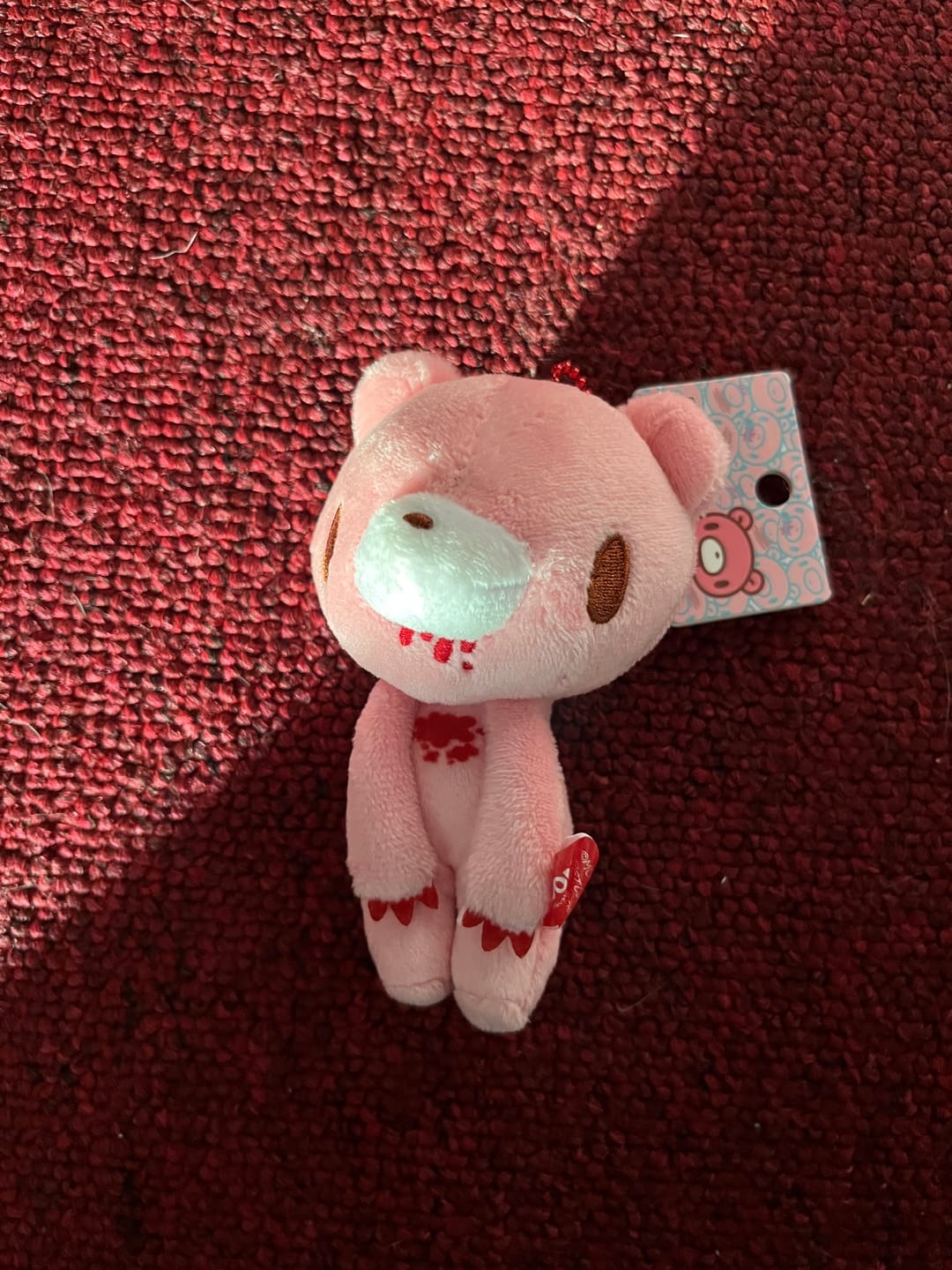 Customer photo review of Mini Pink Messy Gloomy Ballchain Plushie