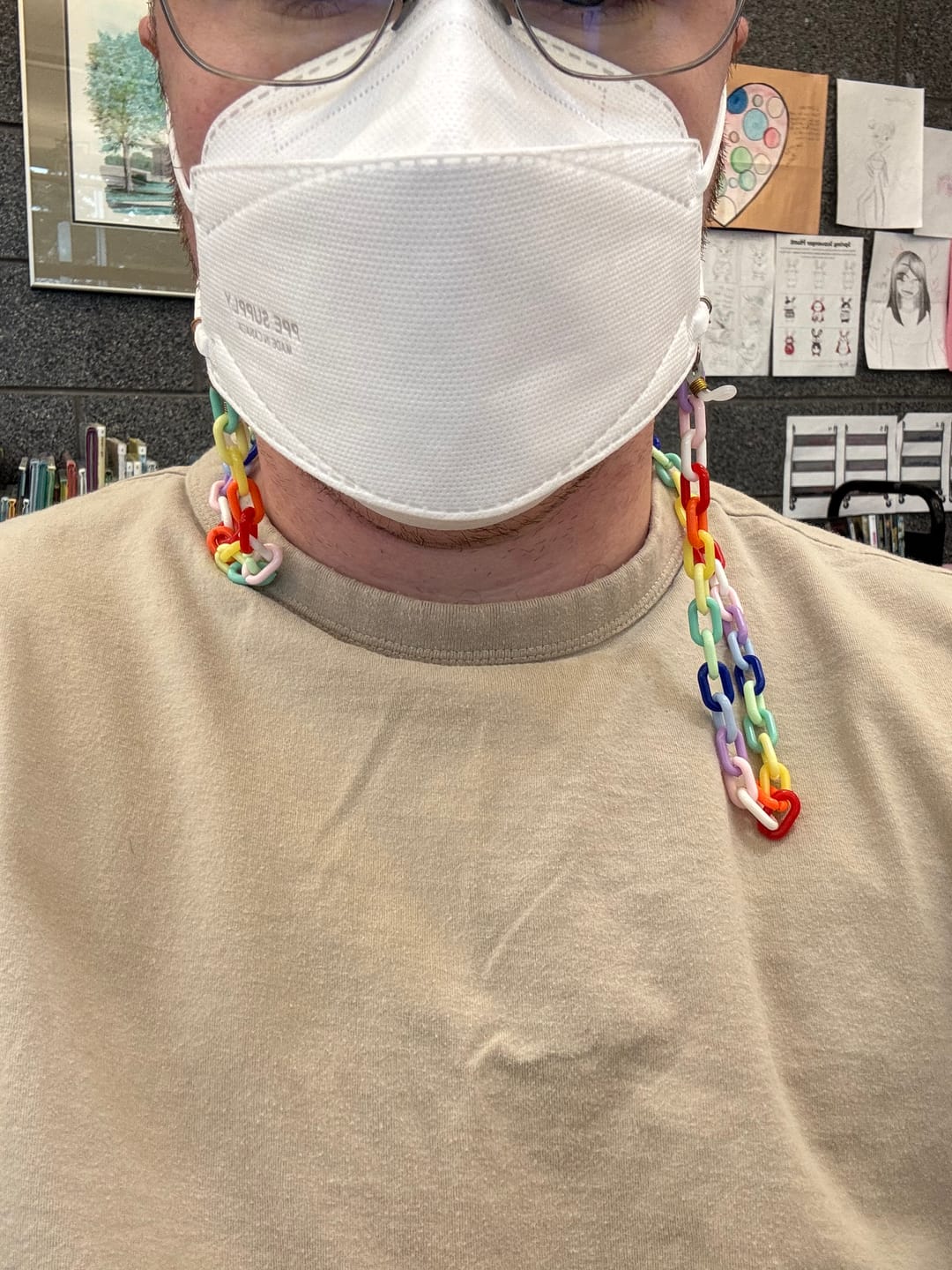 Customer photo review of N95 Respirator Face Mask Made in Canada (Regular)