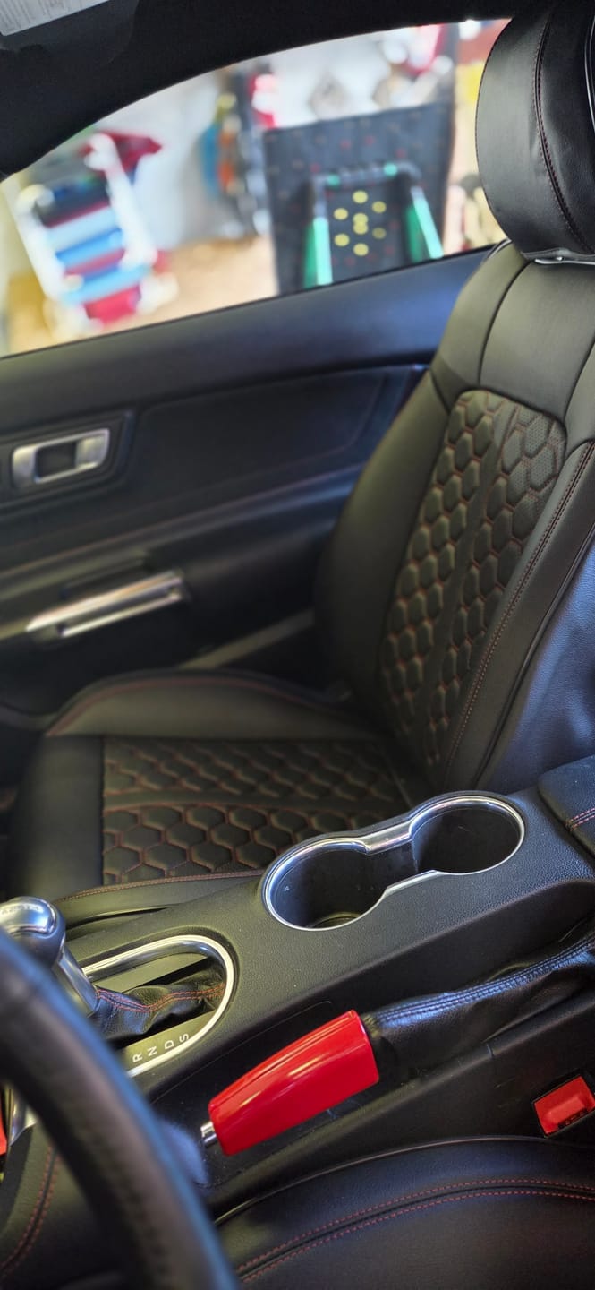 Customer photo review of 2015-23 Ford Mustang S550 Coupe Leather Seat Covers