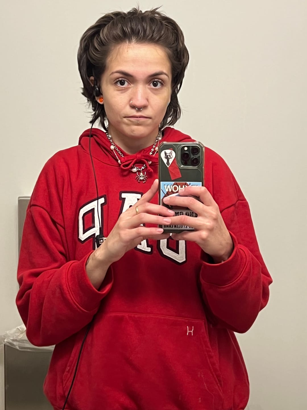 Customer photo review of SPIDER SKULL PENDANT
