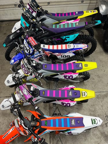 Customer photo review of Custom Seat Cover: 2025 Husqvarna TC65