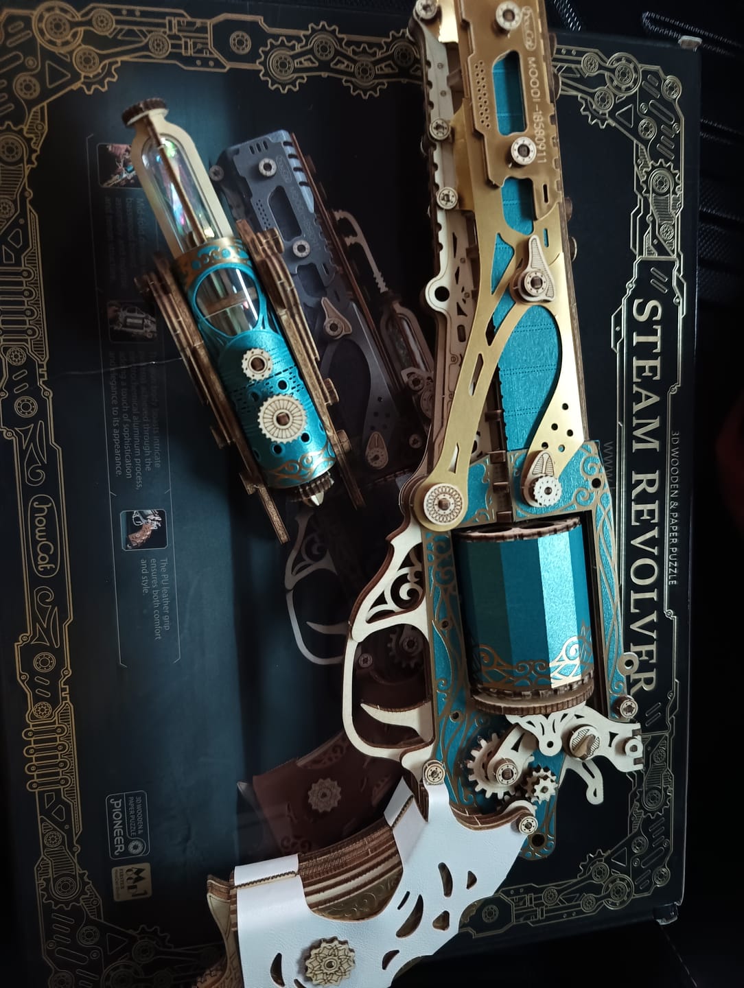 Customer photo review of Rokrgeek Revolver Gun 3D Wooden Puzzle