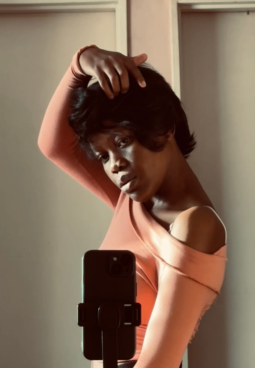 Customer photo review of Brazilian Pixie Wig - Straight