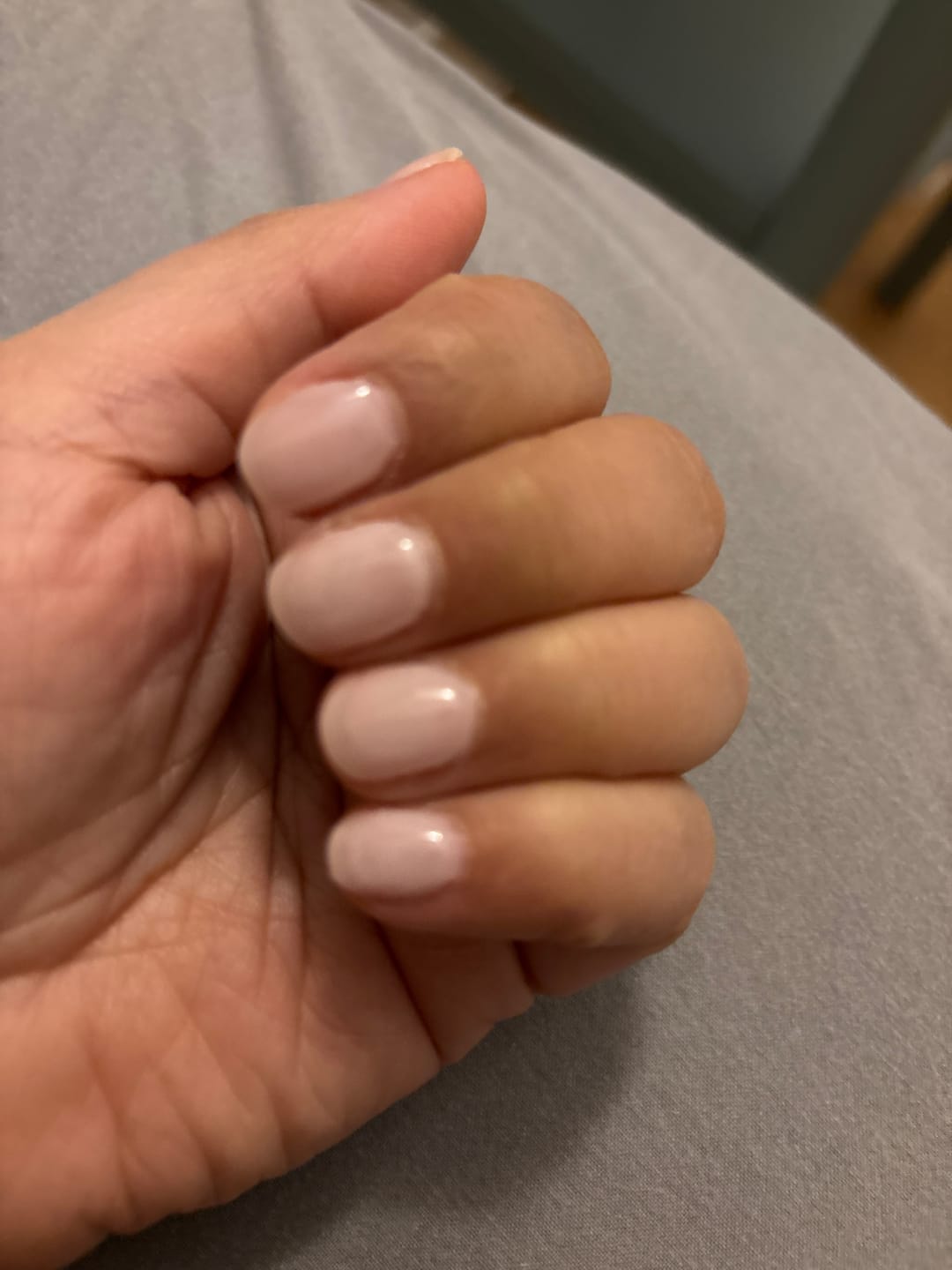 Customer photo review of Crystal Clear Dipping Powder