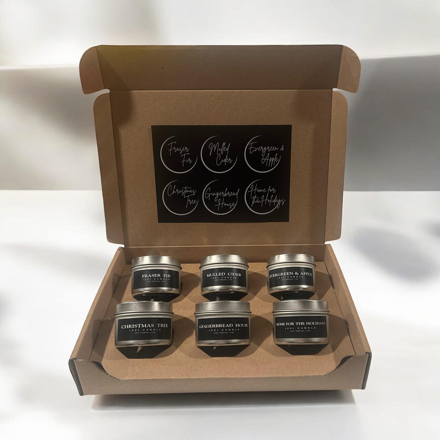 Customer photo review of 2 oz Candle Tin 6-Pack Shipping Box™