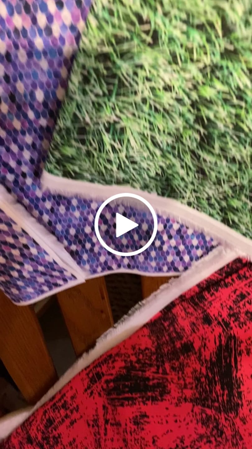 Customer video review of End of Bolt Mystery Fabric