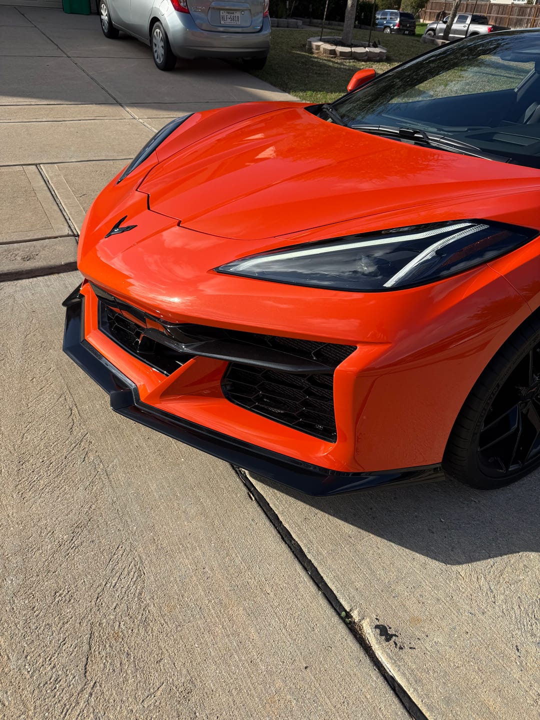 Customer photo review of Corvette C8 Z06 / E-Ray DRY CARBON FIBER Front Splitter [Z07 Package]