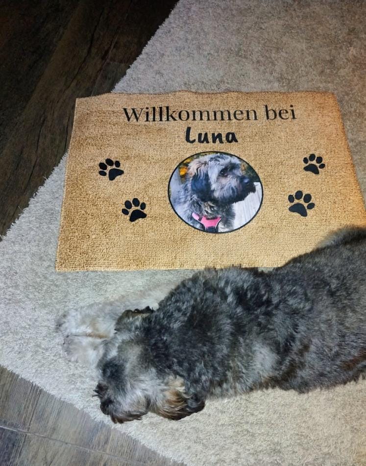 Customer photo review of Eigenes Foto - Individuelle Fußmatte