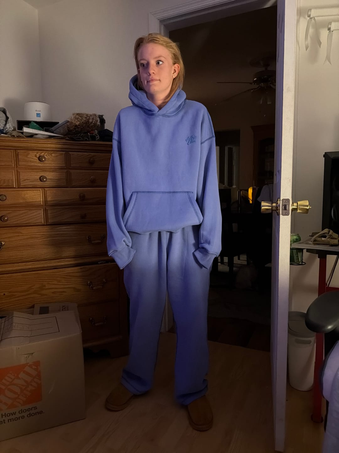 Customer photo review of Soufflé Classic Hoodie Sets