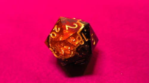 Customer photo review of Corebreaker Ember Vault – XL D20 (33 mm)