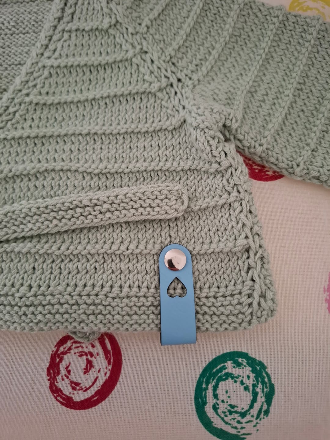 Customer photo review of Label Set mit Herz Ausschnitt - Häkelkorb Label - aus Kunstleder