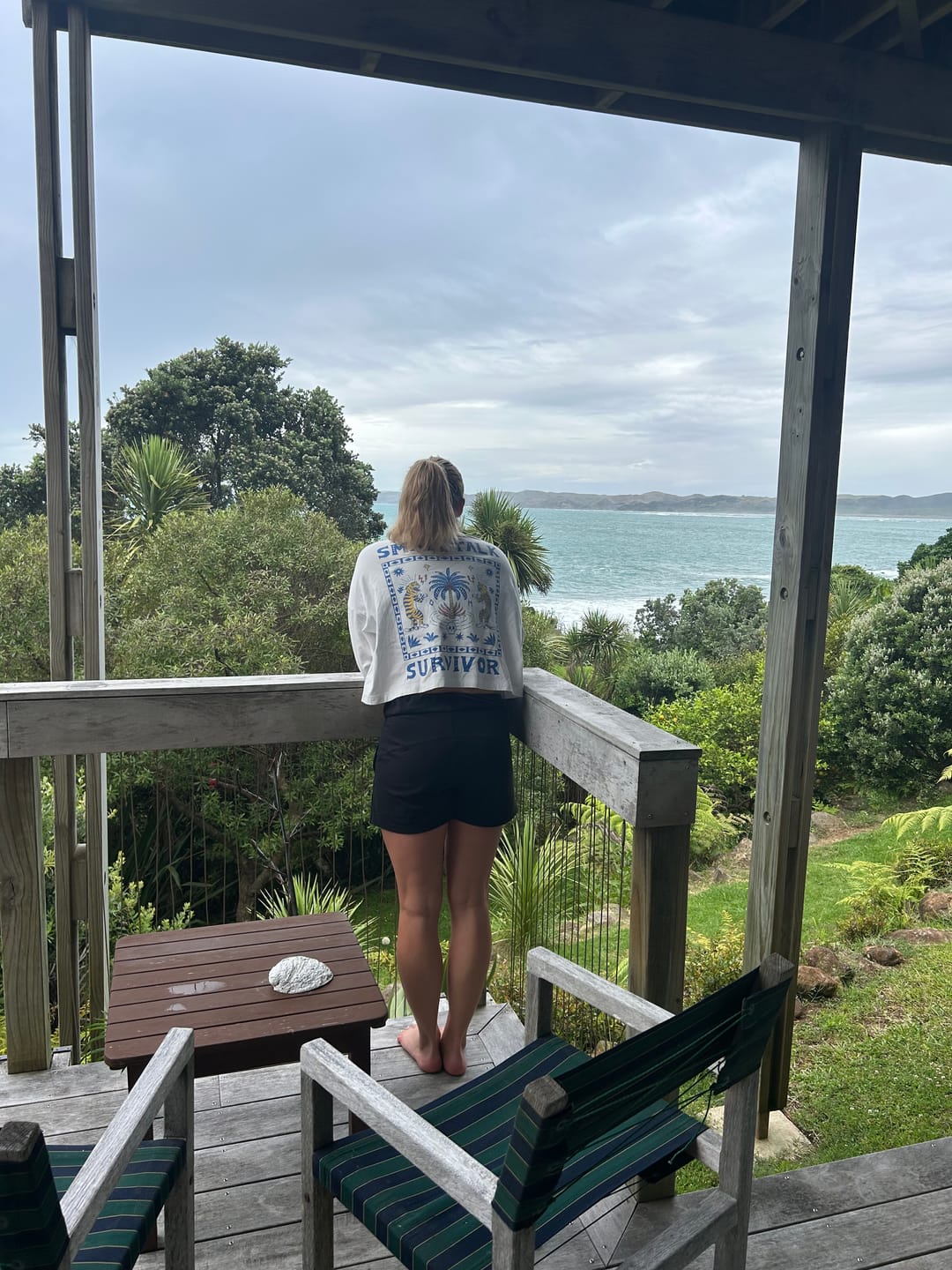 Customer photo review of Small Talk Survivor Bamboo Long Sleeve