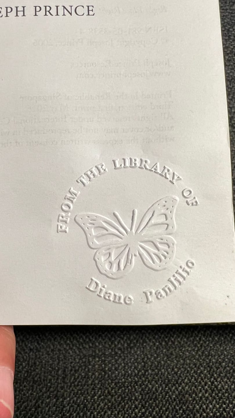 Customer photo review of Custom Book Embosser