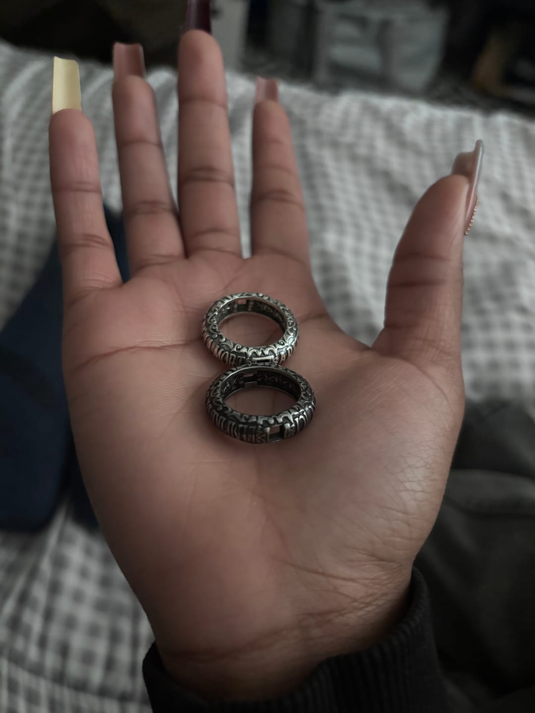 Customer photo review of UPGRADED CATACOMBS RING