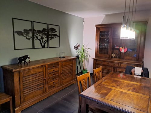 Customer photo review of Décoration murale en métal noir - Arbre de vie Africain