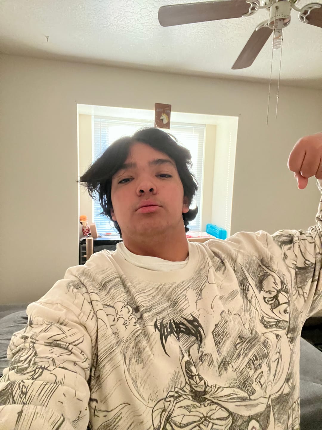 Customer photo review of 8002 - Batman Comic Longsleeves
