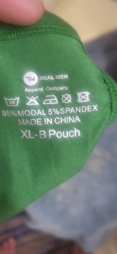 Customer photo review of Modal 0in Thong No Fly 3pk Green/Red/Blue