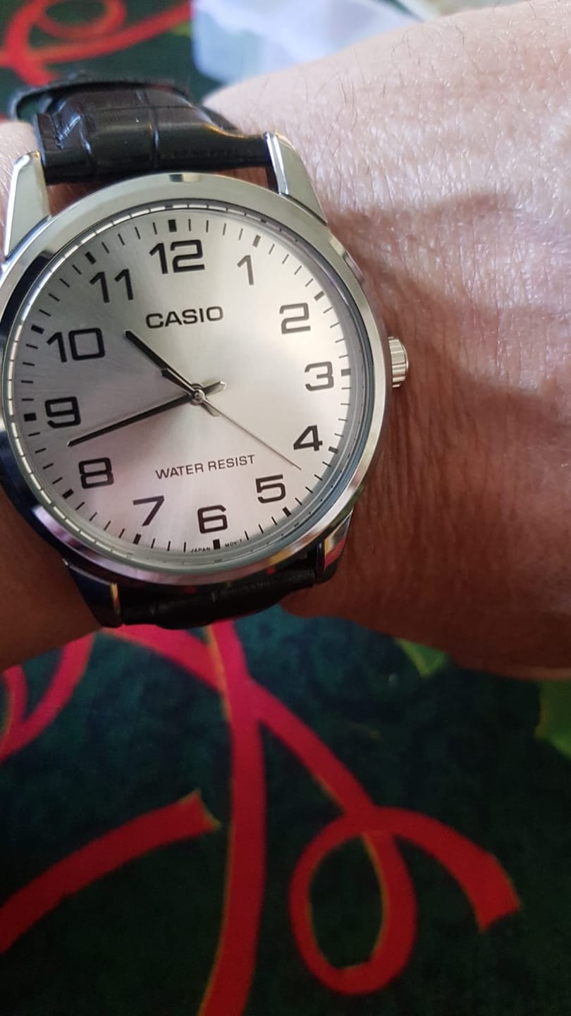 Customer photo review of Reloj Casio Análogo MTP-V001L-7B Correa de Cuero