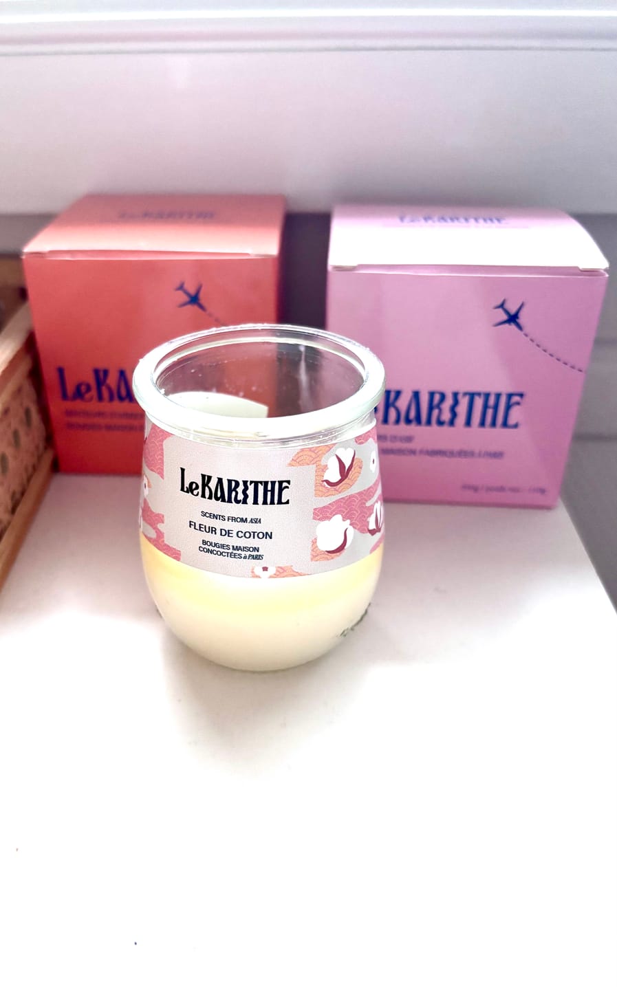 Customer photo review of Bougie Parfumée - Lychee & Rose Milk 🌹