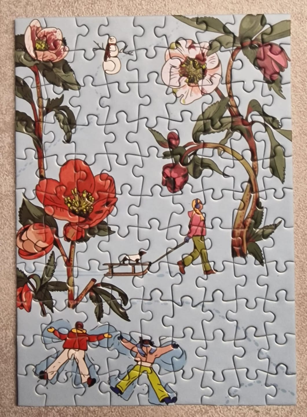 Customer photo review of Mini Puzzle Kalender