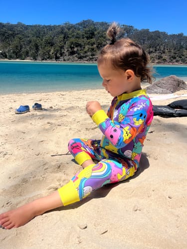 Customer photo review of Sticky Fingers Sunsuit