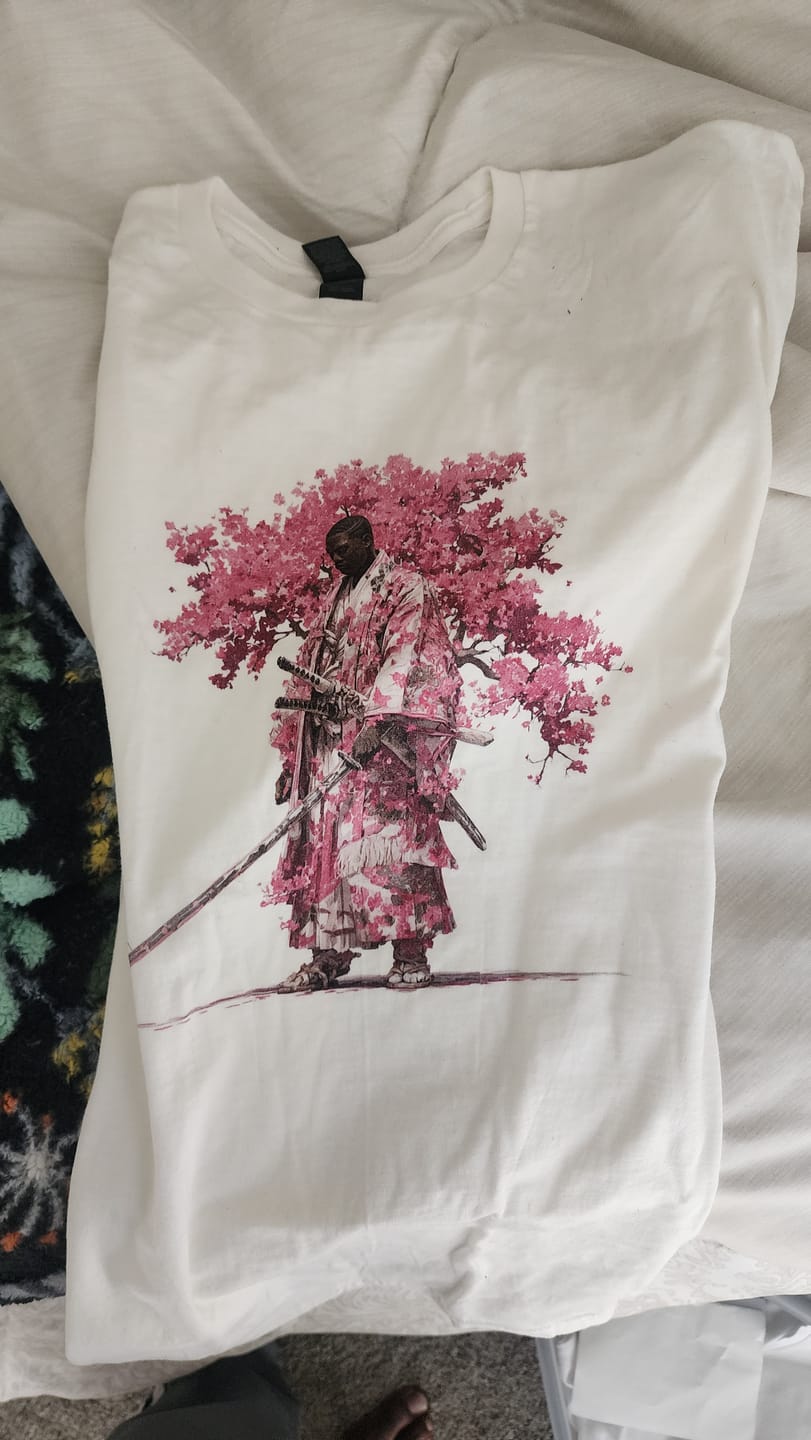 Customer photo review of African Cherry Blossom Samurai King