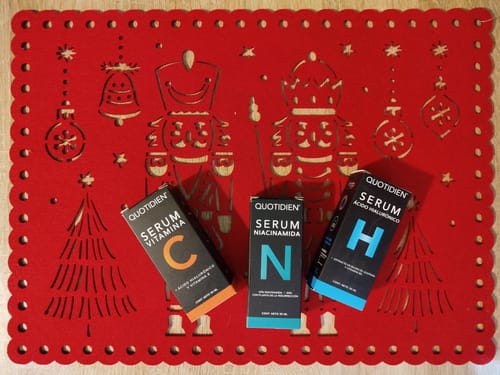 Customer photo review of Kit Los Esenciales (47% OFF) - Serum de Vitamina C 30ml + Serum de Niacinamida 30ml + Serum de Ácido Hialurónico 30ml