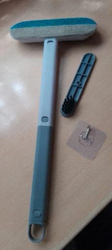 Customer photo review of Pet Hair & Lint Remover with Long Handle