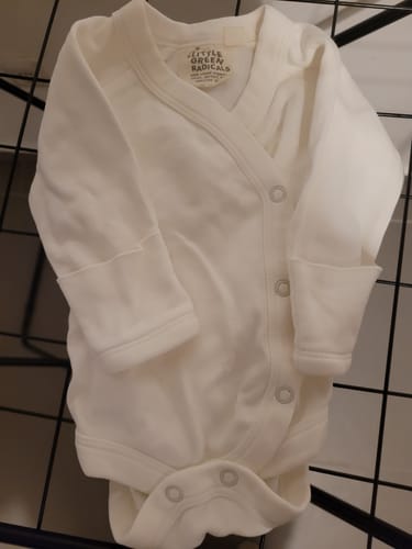 Customer photo review of Natural Long Sleeve Wrap - Single