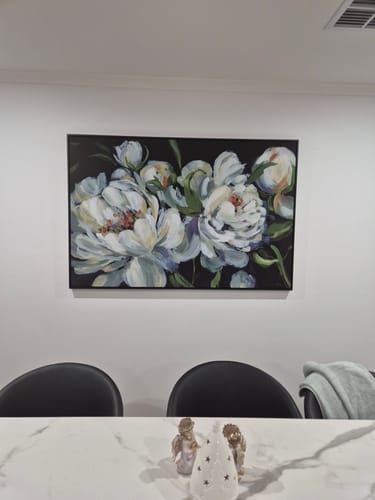 Customer photo review of Peony Season With Blue, by Katrina Pete