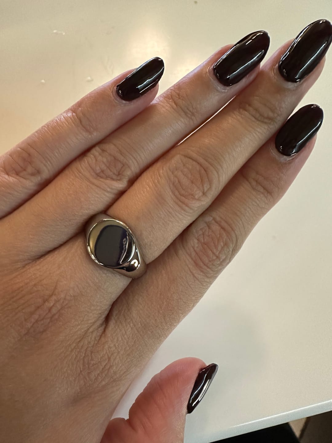 Customer photo review of Anillo Sello Circular