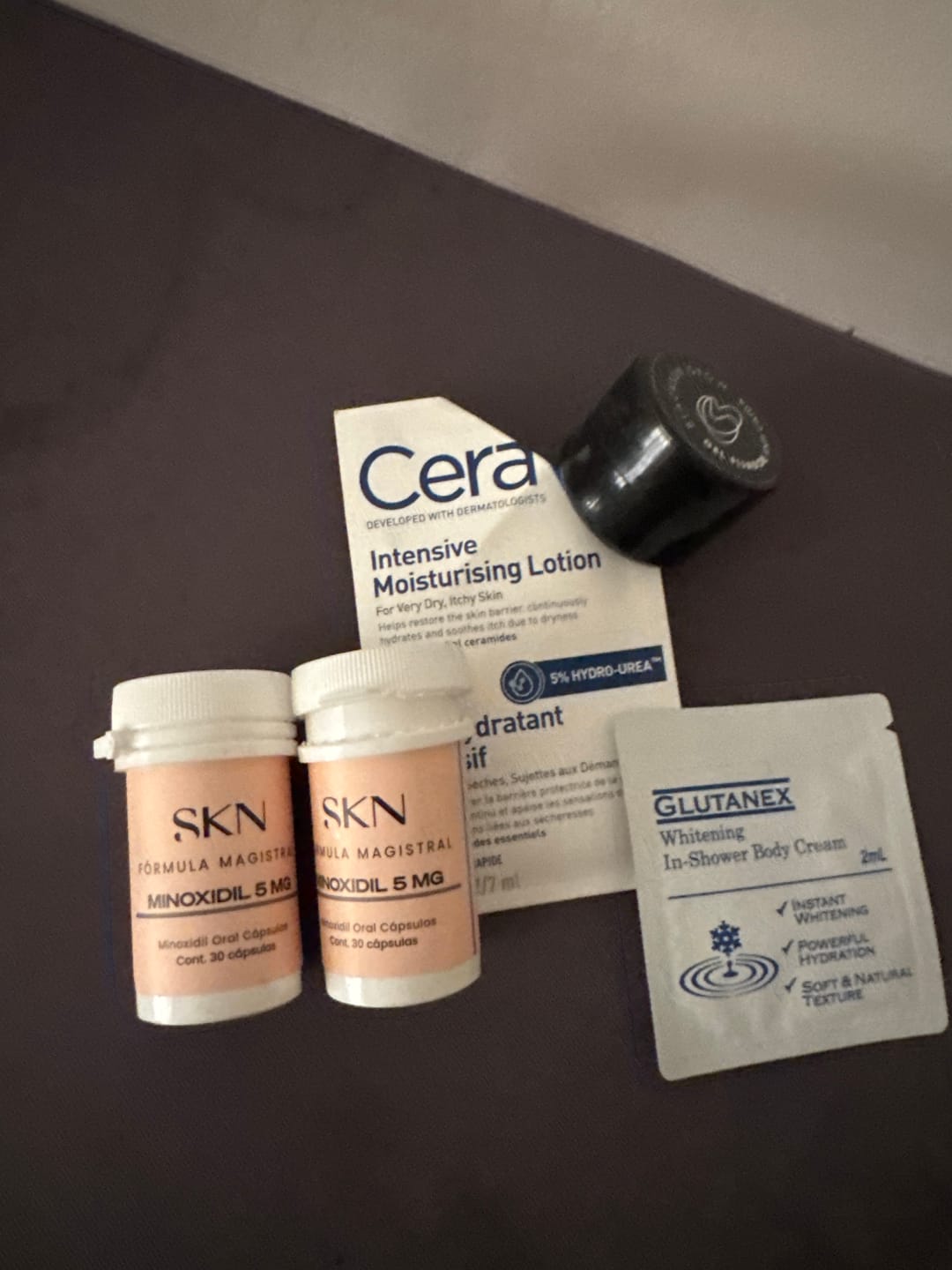 Customer photo review of Minoxidil Oral 5 mg SKN 30 Capsulas
