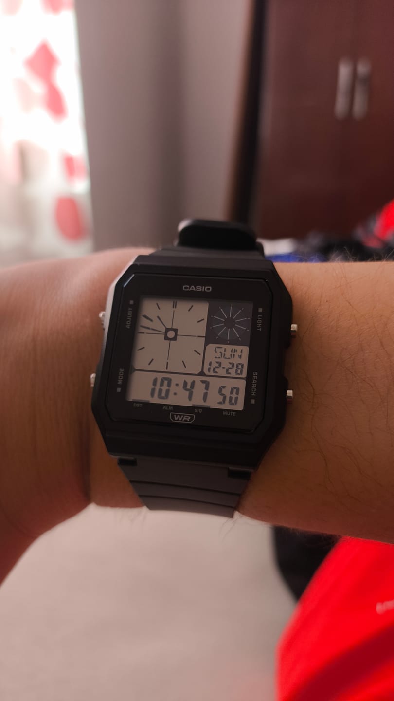 Customer photo review of Reloj Casio Vintage LF-20W-1ADF Twin-Graph Reissue Resina
