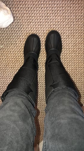 Customer photo review of Kemble Short Wellingtons Black